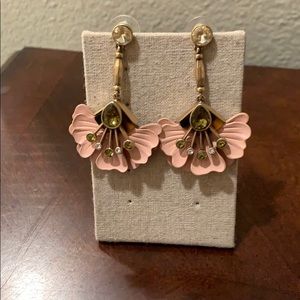 Stella & Dot Flower Drop Earrings